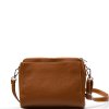 Kožená crossbody kabelka Otilia koňakově hnědá