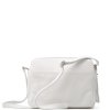 Kožená crossbody kabelka Leia bílá