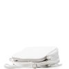 Kožená crossbody kabelka Leia bílá