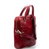 Kožená pracovní taška Onda červená