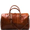 Kožená cestovní taška Josslyn koňakově hnědá