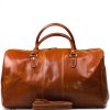 Kožená cestovní taška Josslyn koňakově hnědá