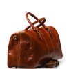 Kožená cestovní taška Josslyn koňakově hnědá