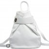 Kožený batůžek Alma bílý
