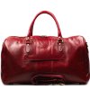 Kožená cestovní taška Josslyn červená