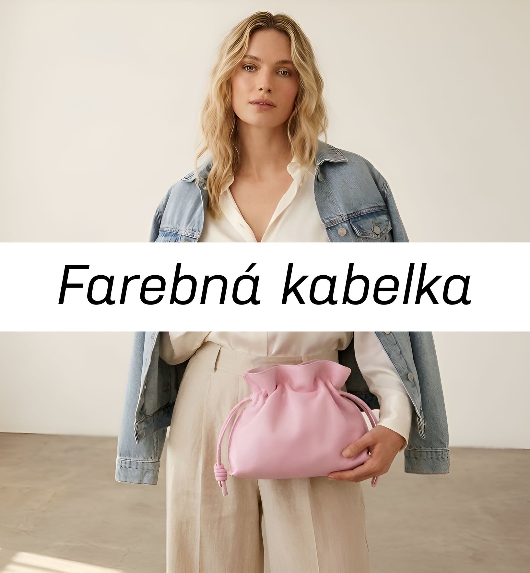 Farebná kabelka ako detail, ktorý premení celý jarný outfit