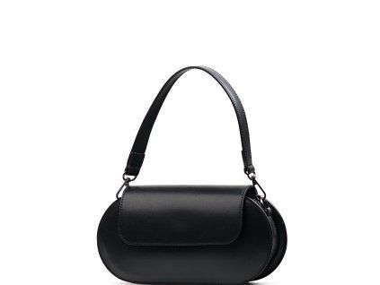 Kožená crossbody kabelka Ophelia černá