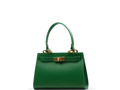 Kožená kabelka Malin zelená
