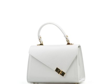Kožená kabelka Milla bílá