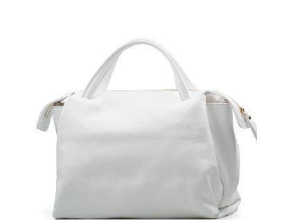 Kožená kabelka Rosine bílá