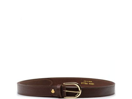 Dámský kožený opasek hnědý