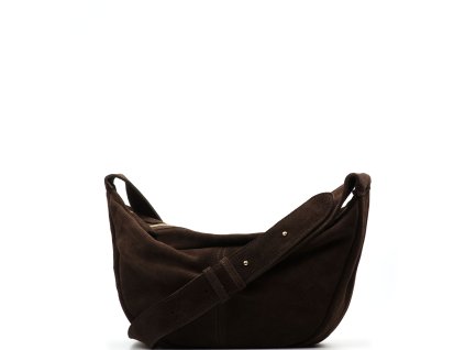 27544 kozena crossbody kabelka hollie tmave hneda