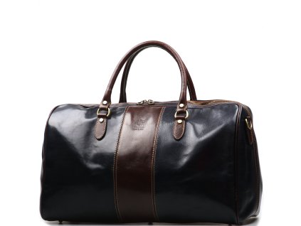 Kožená cestovní taška Taylor modrá