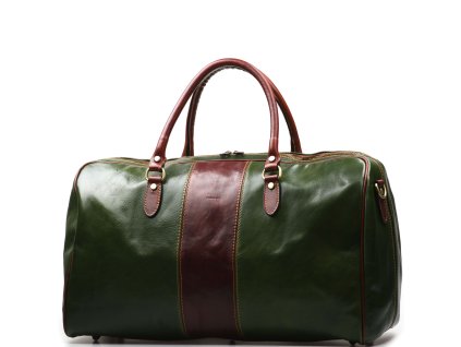 Kožená cestovní taška Taylor zelená