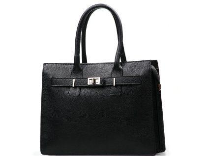 Kožená kabelka Kate černá