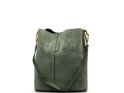 Kožená kabelka Zoe zelená