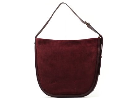 Kožená kabelka Alica bordó