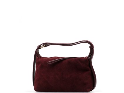 Kožená kabelka Bonella bordó