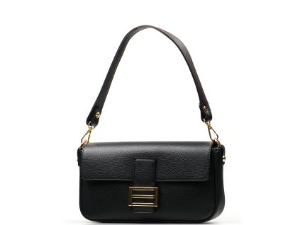 Kožená crossbody kabelka Diana černá
