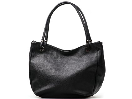Kožená kabelka Kristy černá