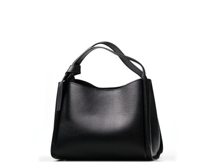 Kožená kabelka Debora černá