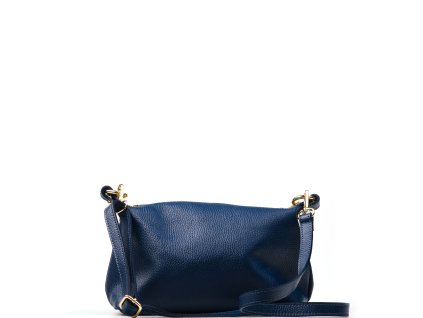 Kožená kabelka Gaby džínově modrá