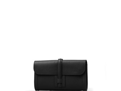 Kožená kabelka Haidi černá