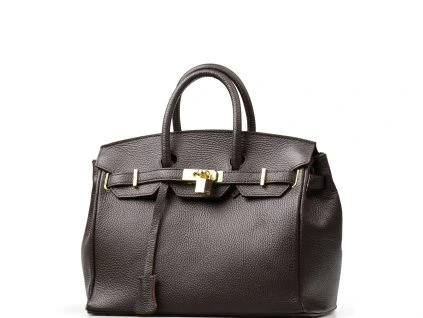 28202 kozena kabelka cindra tmave hneda