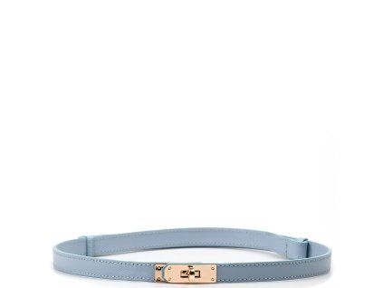 28306 damsky kozeny opasek svetle modry