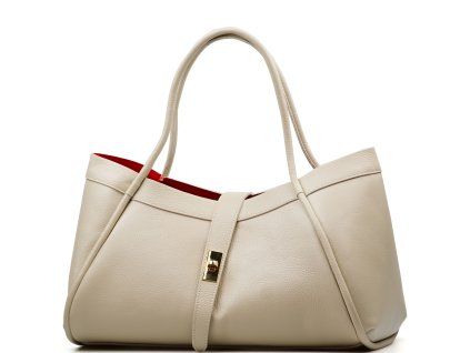 Kožená kabelka Nala béžová