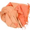 Dámská oboustranná šála Nicoletta oranžovo-béžová