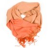 Dámská oboustranná šála Nicoletta oranžovo-béžová