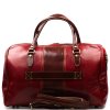 Kožená cestovní taška Tonny červená
