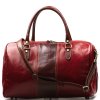 Kožená cestovní taška Tonny červená