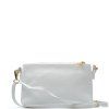Kožená crossbody kabelka Alison bílá