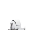 Kožená crossbody kabelka Clio bílá
