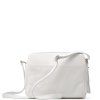 Kožená crossbody kabelka Leia bílá