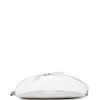 Kožená crossbody ledvinka Nadine bílá