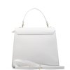 Kožená kabelka Lavinia bílá