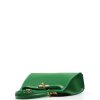 Kožená kabelka Malin zelená