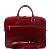 Kožená pracovní taška Onda červená