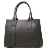 Kožená kabelka Callie šedá
