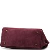 Kožená kabelka Elisa bordó