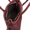 Kožená kabelka Elisa bordó