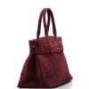 Kožená kabelka Elisa bordó