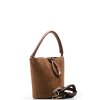 Kožená kabelka Michela hnědá