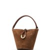 Kožená kabelka Michela hnědá