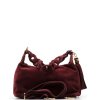 Kožená kabelka Hania bordó