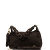 Kožená kabelka Hania tmavě hnědá