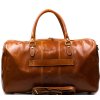 Kožená cestovní taška Josslyn koňakově hnědá